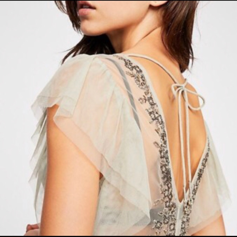 Free People Annabelle embroidered dress